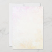 Endlich ist unser Tag voller Eleganz. Einladung (Rückseite)