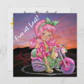 Endlich kostenlos einladung (Vorne/Hinten)