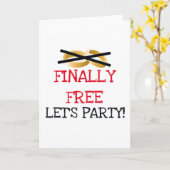 Endlich kostenlos Let's Party Karte (Gelbe Blume)