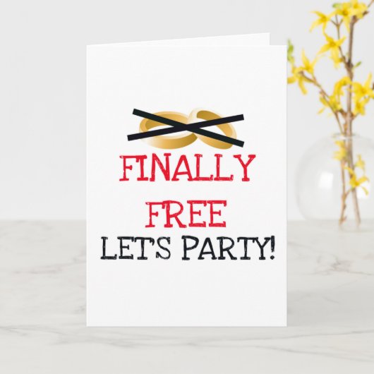 Endlich kostenlos Let's Party Karte (Gelbe Blume)