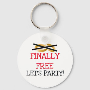 Endlich kostenlos Let's Party Schlüsselanhänger