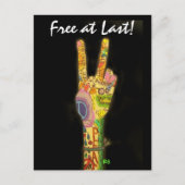 Endlich kostenlos! SRF Einladungspostkarte (Vorderseite)