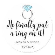 Endlich legte er einen Ring auf die Diamond Weddin