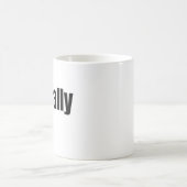 Endlich lustiger Freitagsspruch Kaffeetasse (Mittel)