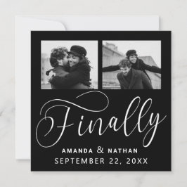 Endlich Minimalistische Hochzeit 2 Foto Save the D Date