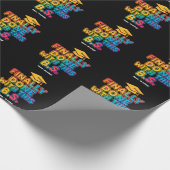 Endlich mit den B.S. Ein humorvoller Abschluss Geschenkpapier (Ecke)