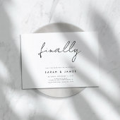 Endlich modern Minimalistisch Save the Date