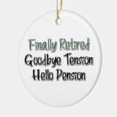 Endlich müde: Auf Wiedersehen Tension, Hallo Pensi Keramikornament (Links)