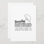 Endlich Remüde lustige Grußkarte Feiertagskarte (Vorne/Hinten)