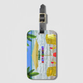 Endlich... Ruhestand Gepäckanhänger (Vorderseite Vertikal)