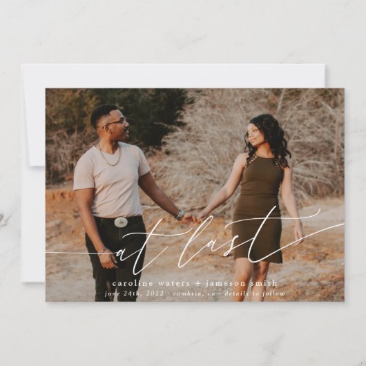 Endlich Save the Date (Vorderseite)