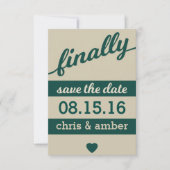 Endlich ! Save The Date (Vorderseite)