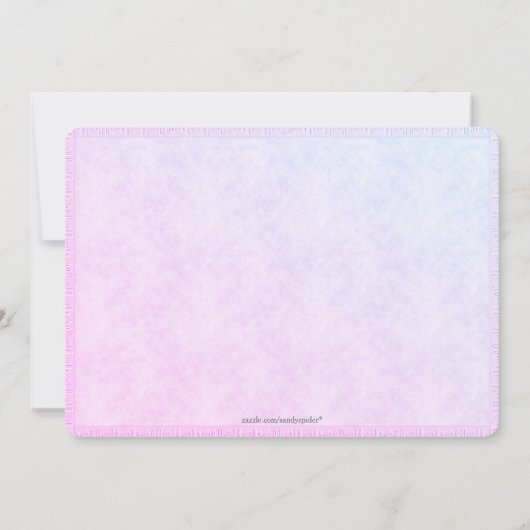 Endlich Save the Date Fun Couple Brown Blond Card (Rückseite)