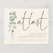 Endlich Save the Date für Eukalyptus-Elfenbeinkühe (Vorderseite)