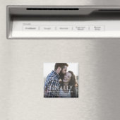 Endlich Save the Date Wedding Magnet (In Situ (Geschirrspüler))