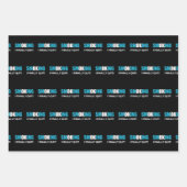 Endlich Schluss - Schluss mit dem Rauchen Geschenkpapier Set (Vorderseite)