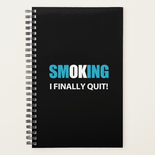 Endlich Schluss - Schluss mit dem Rauchen Planer (Vorderseite)