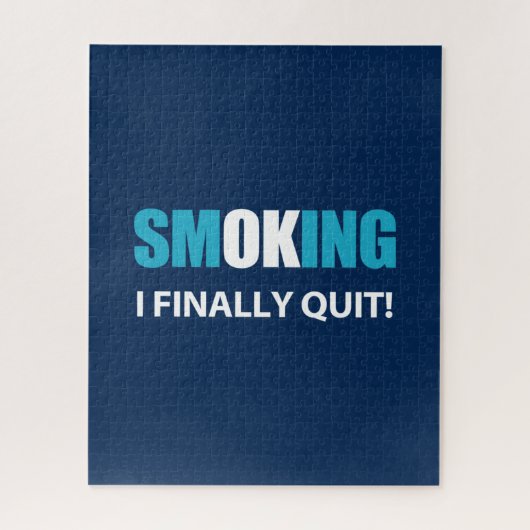 Endlich Schluss - Schluss mit dem Rauchen Puzzle (Vertikal)