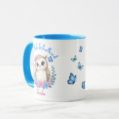 Endlich Schulkind - niedliche Eule  Tasse (Vorderseite Links)