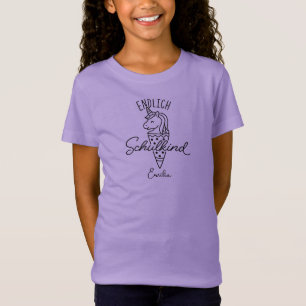 Endlich Schulkind Schultuete 1 Klasse Einschulung T-Shirt