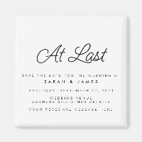 Endlich Script modern Minimalistisch Save the Date