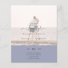 Endlich sind wir Verlobt! Foto der Hochzeitsankünd Flyer