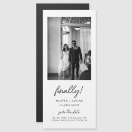 Endlich Skript Foto Magnetische Hochzeit Termin me Magnetkarte