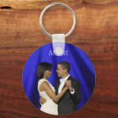 Endlich tanzen Obamas Schlüsselanhänger (Vorderseite)