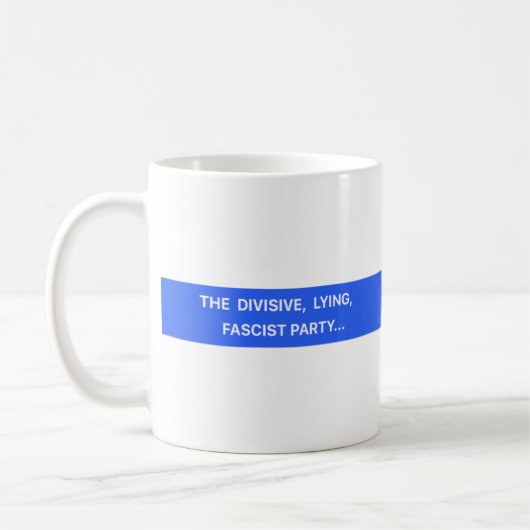 Endlich Trumped Tasse (Links)