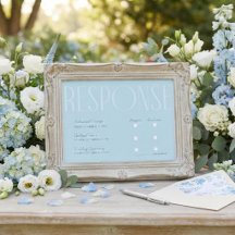 Endlich verheiratet moderne Hochzeits RSVP