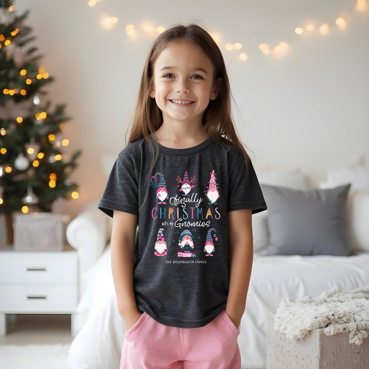 Endlich Weihnachten mit meinen Gnomen Funny Gnomes Tri-Blend Shirt