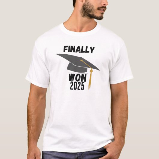 Endlich Won Abschluss T-Shirt (Vorderseite)