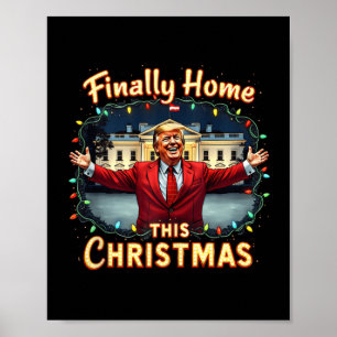 Endlich Zuhause Dieses Weihnachten Trump Feier App Poster