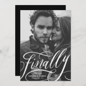 Endlich Zurückgestellt Covid Foto Save the Date Einladung (Vorne/Hinten)