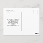 Endlich Zurückgestellt Covid Foto Save the Date Postkarte (Rückseite)