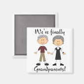 Endliche Großeltern Magnet (Vorderseite/Rückseite)