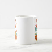 Endlos American Summer Retro Surround Art Kaffeetasse (Mittel)
