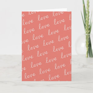 Endlos Liebe Karte