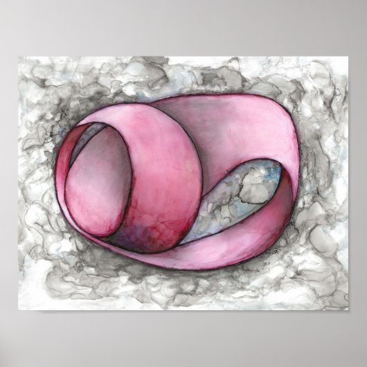 Endlos Mobius Strip Print Poster (Vorne)