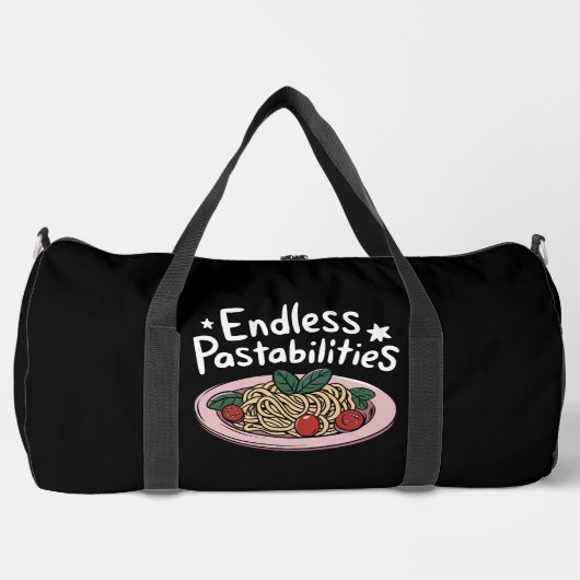 Endlos Nudelspaß-Fun-Pastagericht Duffle Bag (Vorderseite)