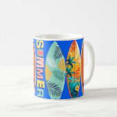 Endlos Sommersurfboard Kaffeetasse (VorderseiteRechts)