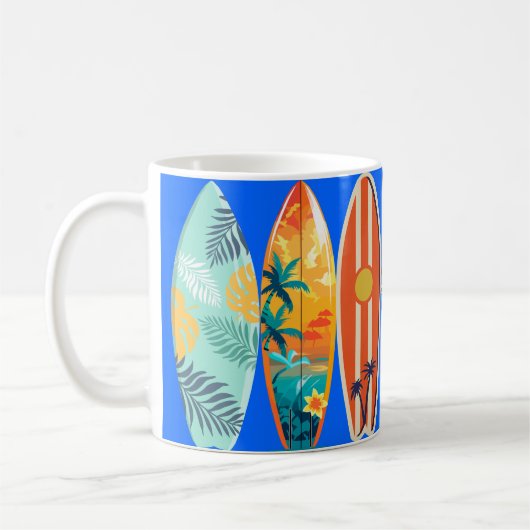 Endlos Sommersurfboard Kaffeetasse (Links)