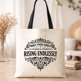 Endlos Steigende Frauen Vintage-Typografie Tragetasche