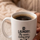 Endlos Wäsche Mama Kaffeetasse