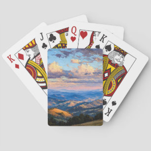 Endlose blaue Horizonte Spielkarten