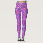 Endlose Blume Leggings (Vorderseite)