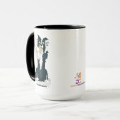Endlose Energie - 2 Seiten-Tasse Tasse (Vorderseite Links)