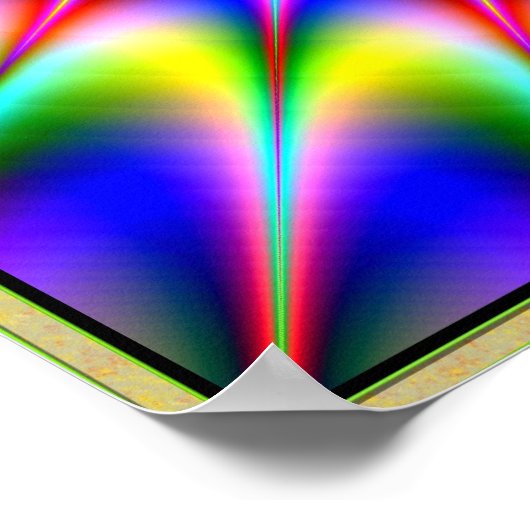 Endlose Energiestrahlung Poster (Ecke)