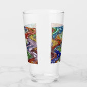 Endlose farbenfrohe Waves Glas (Links)