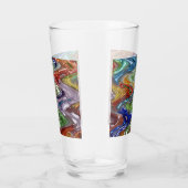 Endlose farbenfrohe Waves Glas (Rechts)